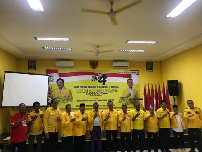 golkar_deli_serdang_gelar_rapim_dan_rakerda