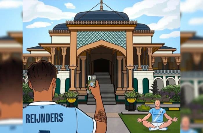 manchester_city_unggah_ilustrasi_halland_dan_reijnders_di_istana_maimun_begini_respons_sultan_deli