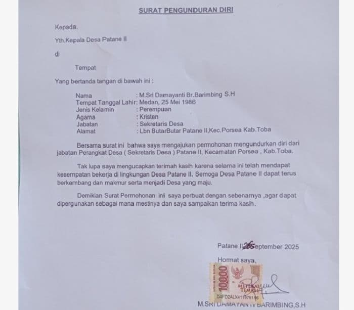 sekdes_patane_2_ajukan_pengunduran_diri_camat_porsea_tunggu_surat_resmi