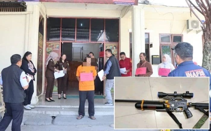 rekonstruksi_penembakan_di_karo_17_adegan_diperagakan_korban_tewas_ditembak_senapan_angin