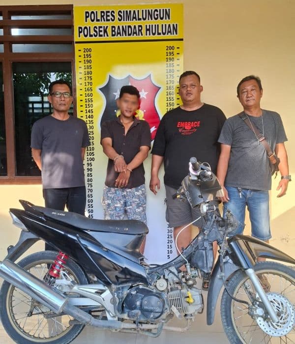 polsek_bandar_huluan_tangkap_pelaku_curanmor_motor_korban_ditemukan