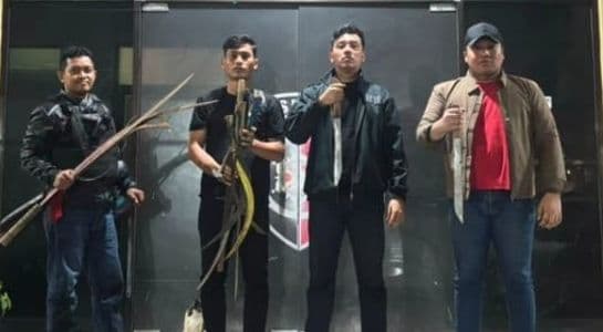 belasan_sajam_diduga_untuk_tawuran_diamankan_tim_macan_polres_belawan_