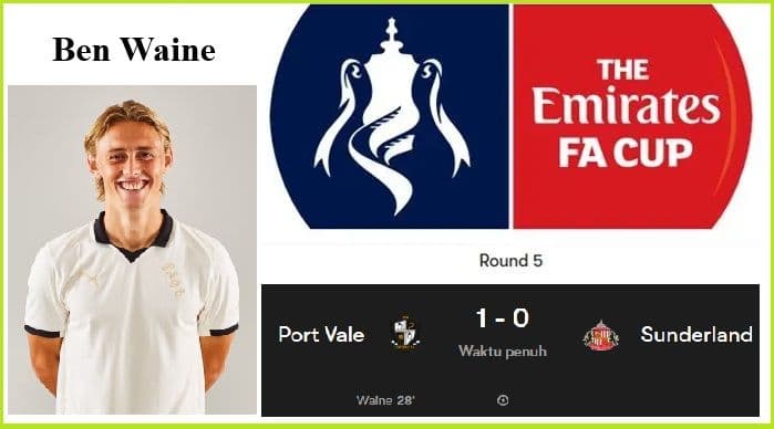 port_vale_singkirkan_sunderland_10_di_fa_cup_gol_ben_waine_ukir_kejutan_besar