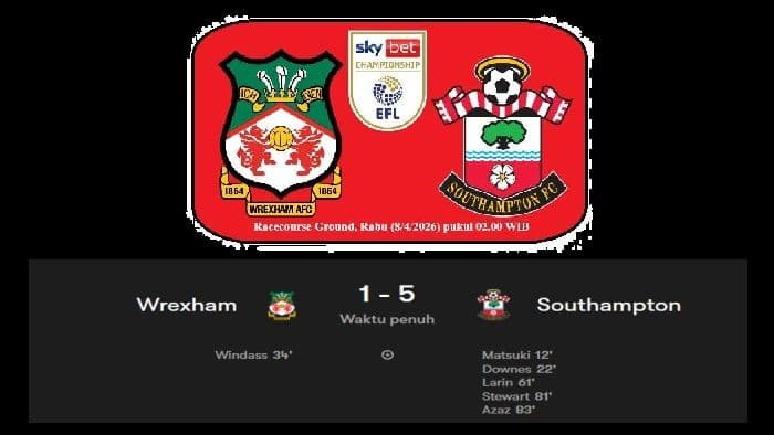 southampton_pesta_gol_di_racecourse_ground_wrexham_tumbang_15