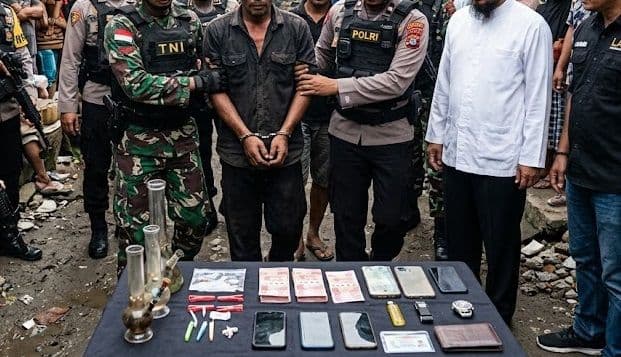 tnipolri_dan_tokoh_masyarakat_gerebek_sarang_narkoba_di_belawan_pria_jaringan_narkoba_diamankan