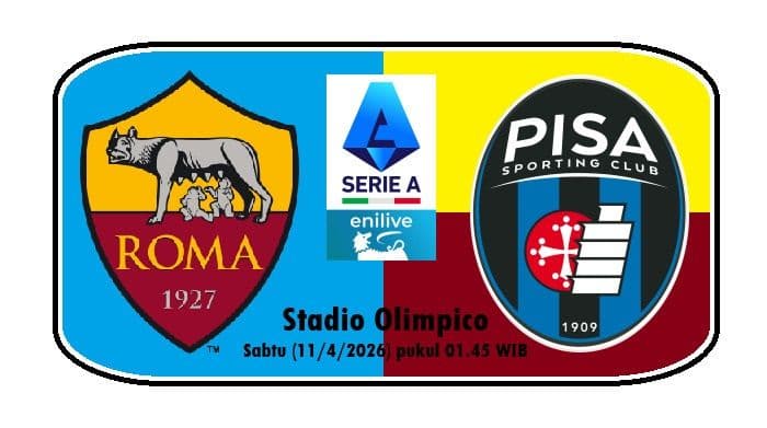 preview_as_roma_vs_pisa_sc_misi_bangkit_serigala_ibu_kota_di_olimpico