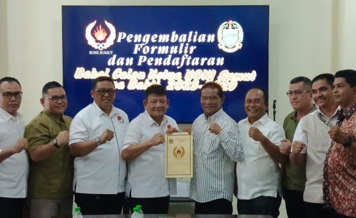 hatunggal_siregar_resmi_daftar_calon_ketua_koni_sumut