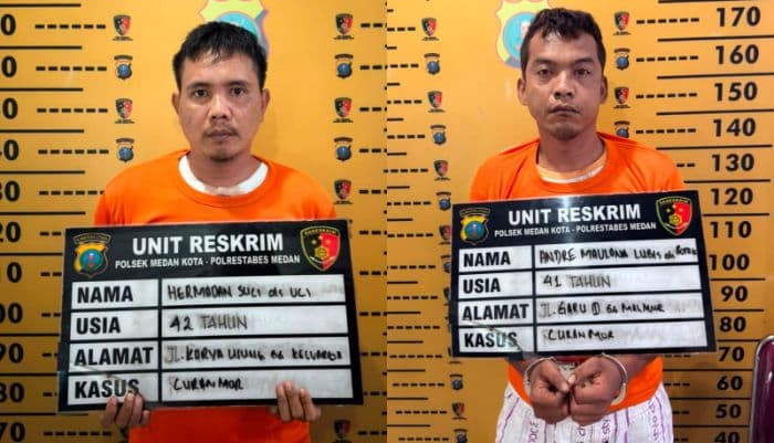 dua_pelaku_curanmor_ditangkap_polsek_medan_kota_satu_ditembak_