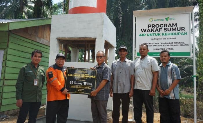 dompet_dhuafa_waspada_resmikan_dua_wakaf_sumur_di_tapanuli_selatan