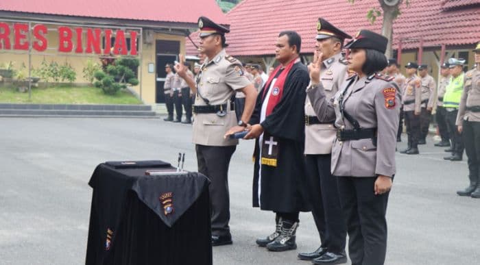 kapolres_binjai_pimpin_sertijab_kapolsek_binjai_utara_dan_kasat_binmas