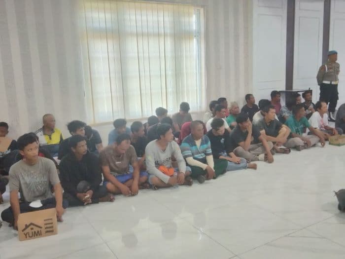 47_preman_diamankan_polres_asahan_mayoritas_tukang_parkir_liar