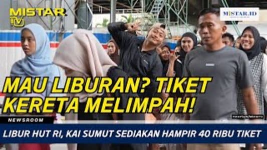 newsroom_libur_hut_ri_kai_sumut_sediakan_hampir_40_ribu_tiket