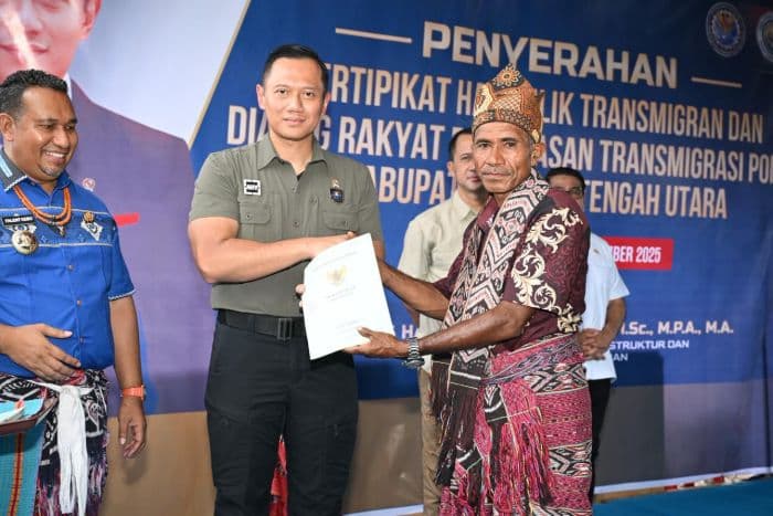 kunker_ke_ntt_menko_ahy_percepatan_pembangunan_infrastruktur_dan_penyelesaian_sertifikasi_tanah_warga_transmigrasi