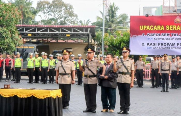 rotasi_jabatan_di_polres_batu_bara_kapolsek_talawi_dan_kasi_propam_resmi_berganti