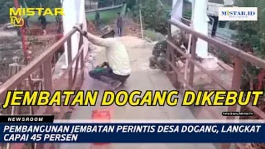newsroom_pembangunan_jembatan_perintis_desa_dogang_langkat_capai_45_persen