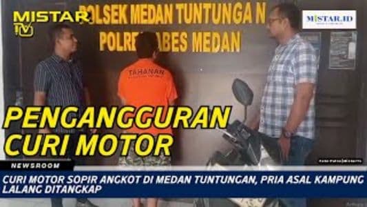 newsroom_curi_motor_sopir_angkot_di_medan_tuntungan_pria_asal_kampung_lalang_ditangkap