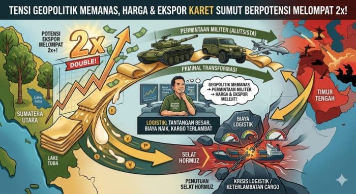 tensi_geopolitik_memanas_harga_dan_ekspor_karet_sumut_berpotensi_melonjak_dua_kali_lipat