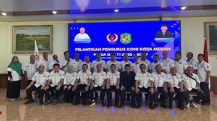 pengurus_koni_medan_20252029_dilantik_koni_sumut_dorong_peningkatan_prestasi_atlet