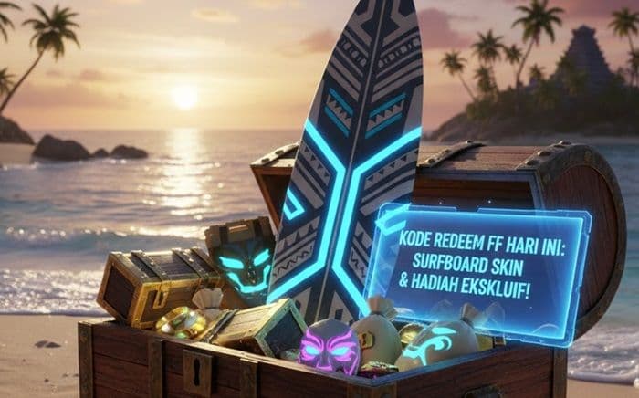 sorotan_kode_redeem_ff_hari_ini_surfboard_skin_dan_hadiah_eksklusif