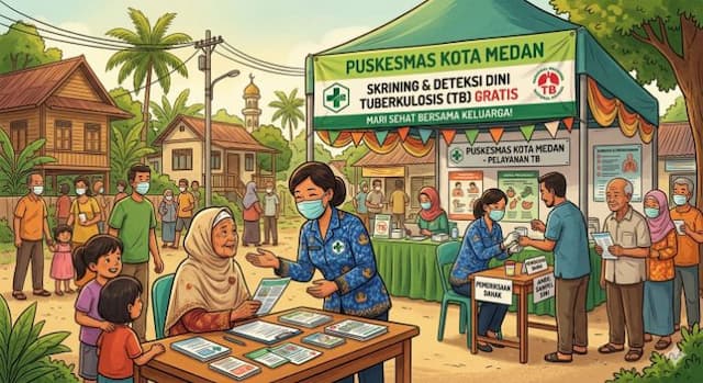 target_eliminasi_tb_2030_dinkes_skrining_49670_warga_medan