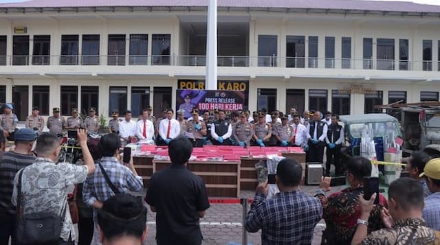 100_hari_kinerja_polres_karo_kasus_narkoba_pembunuhan_hingga_asusila_anak_terungkap