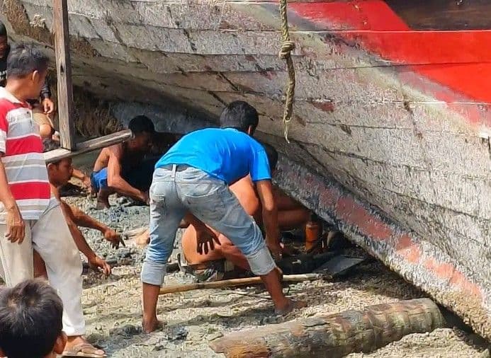 kapolsek_talawi_pria_asal_riau_tewas_tertimpa_kapal_di_batu_bara_murni_kecelakaan