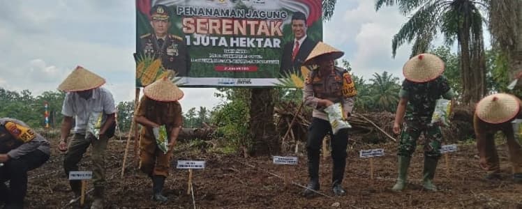 polres_tebing_tinggi_dukung_ketahanan_pangan_launching_penanaman_jagung_1_juta_hektar
