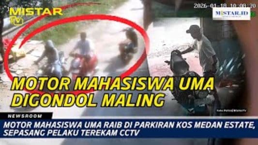 newsroom_motor_mahasiswa_uma_raib_di_parkiran_kos_medan_estate_sepasang_pelaku_terekam_cctv
