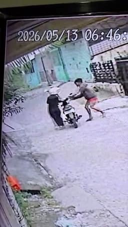 begal_motor_irt_di_medan_area_ditangkap_pelaku_ancam_korban_dengan_besi_tajam