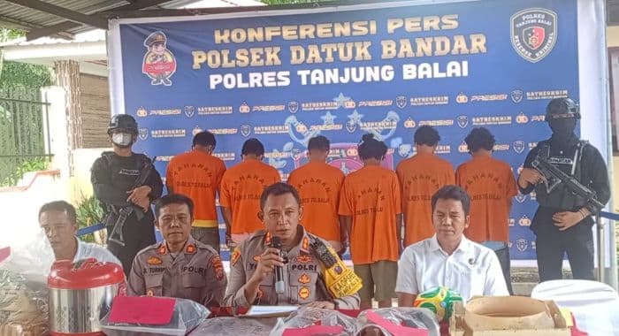 polsek_datuk_bandar_tangkap_6_komplotan_pencuri_spesialis_rumah_kosong
