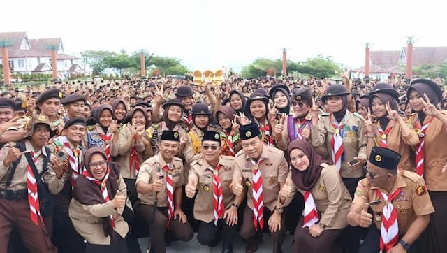 semarak_hut_ke75_pemkab_tapsel_gelar_perkemahan_tapsel_bangkit_pererat_persaudaraan_pramuka_tabagsel