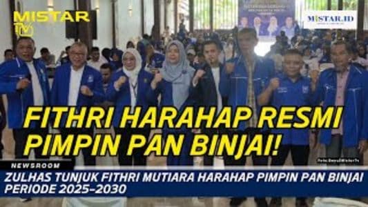 newsroom_zulhas_tunjuk_fithri_mutiara_harahap_pimpin_pan_binjai_periode_20252030