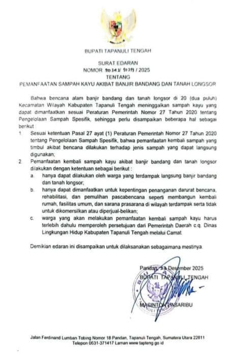 bupati_masinton_terbitkan_surat_edaran_tentang_pemanfaatan_sampah_kayu_pascabencana_di_tapteng
