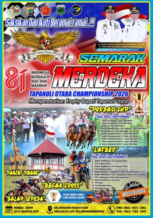 _semarak_merdeka_tapanuli_utara_championship_2026_siap_digelar_rebutkan_trophy_bupati_