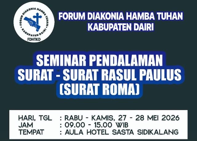 fdht_kabupaten_dairi_gelar_seminar_genre_biblika_di_sidikalang_