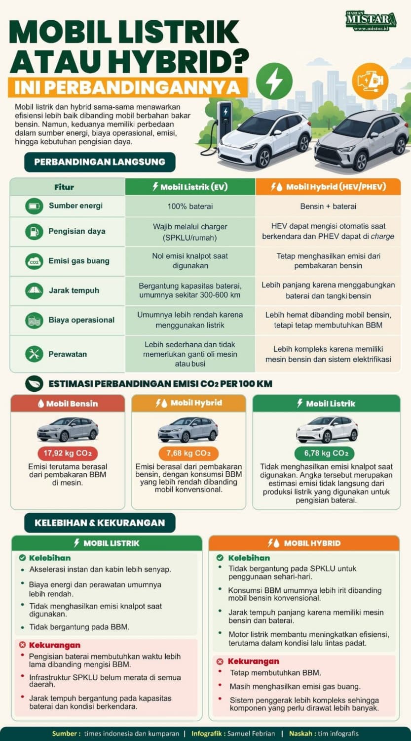 Mobil Listrik atau Hybrid?