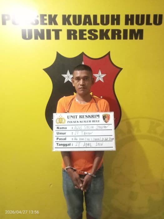 aniaya_karyawan_kafe_pria_di_kualuh_hulu_ditangkap_polisi