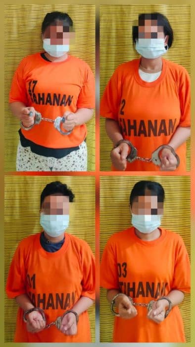 empat_irt_ditangkap_polres_binjai_karena_edarkan_ekstasi_di_hamparan_perak