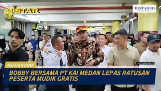 newsroom_bobby_bersama_pt_kai_medan_lepas_ratusan_peserta_mudik_gratis