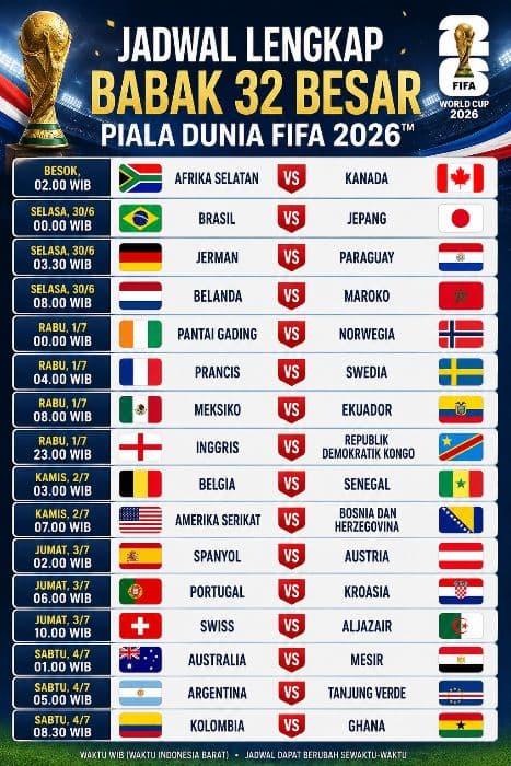 jadwal_lengkap_babak_32_besar_piala_dunia_fifa_2026_big_match_eropa_hingga_duel_amerika_latin