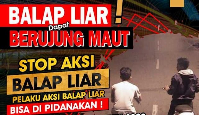 kades_pelanggiran_laut_tador_batu_bara_terbitkan_imbauan_larangan_balap_liar