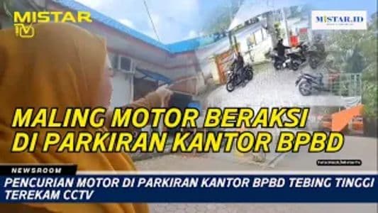 newsroom_pencurian_motor_di_parkiran_kantor_bpbd_tebing_tinggi_terekam_cctv