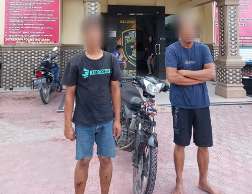 2_pria_pencuri_dan_penadah_sepeda_motor_ditangkap_polres_batu_bara