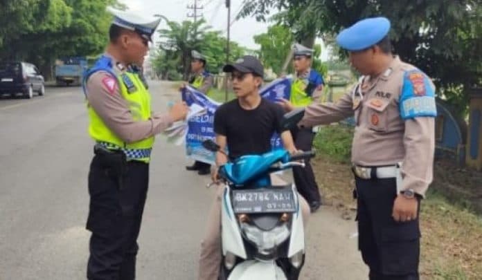 60_pelanggar_lalu_lintas_terjaring_ops_keselamatan_toba_di_tebing_tinggi