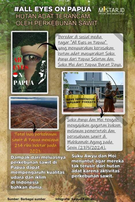 #All Eyes On Papua: Hutan Adat Terancam Oleh Perkebunan Sawit