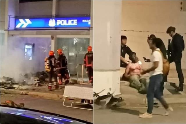 bakar_pos_polisi_singapura_seorang_pria_ditangkap
