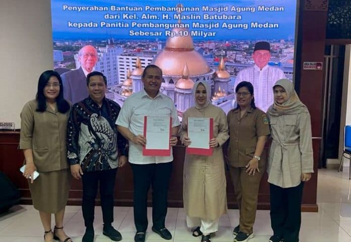 dapat_bantuan_rp10_miliar_dari_ahli_waris_alm_maslin_batubara_masjid_agung_medan_diharap_jadi_ikon_sumut