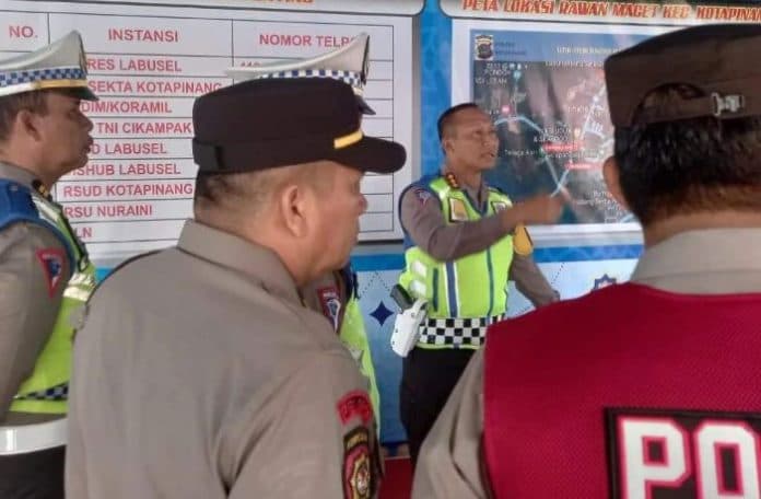 dirlantas_polda_sumut_pantau_pos_pam_1_kota_pinang_di_labusel