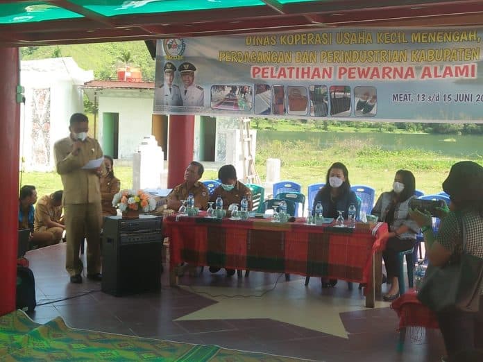 dorong_ukm_pemkab_toba_gelar_pelatihan_pewarna_alami_bagi_perajin_tenun_ulos