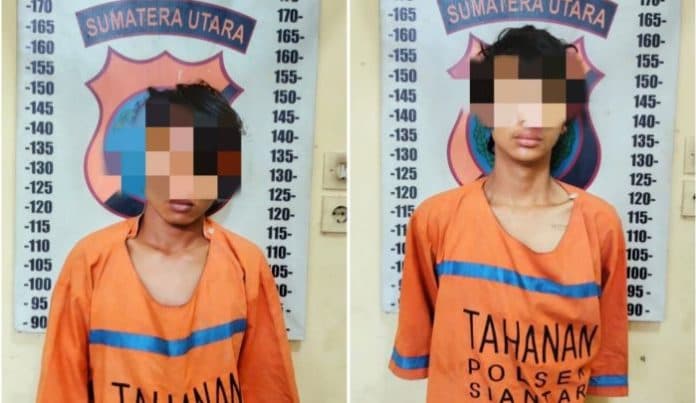 dua_pencuri_besi_rel_kereta_api_diamankan_polsek_siantar_martoba